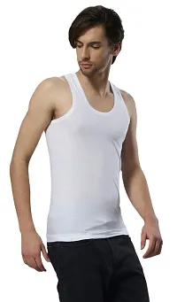 ESSA COOLD Men's Cotton White Vests_(Pack of 3)_95 cm-thumb3