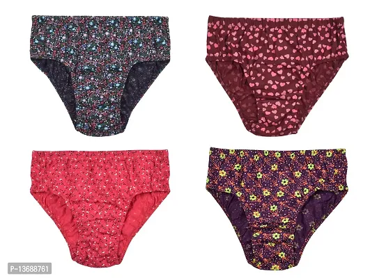ESSA Women's Cotton Panties (Pack of 4 Pieces) (MYNA 4 PCS COMBO_85_Multicolor_85 Cm)