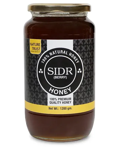 Nature Trust SIDR Honey Raw Honey- Unprocessed, Unfiltered, Unpasteurized raw honey Pure  Premium Himalayan  100% Pure  Natural(1200gm) |Natural Ayurvedic Remedy for Weight Loss Cough and Digestive
