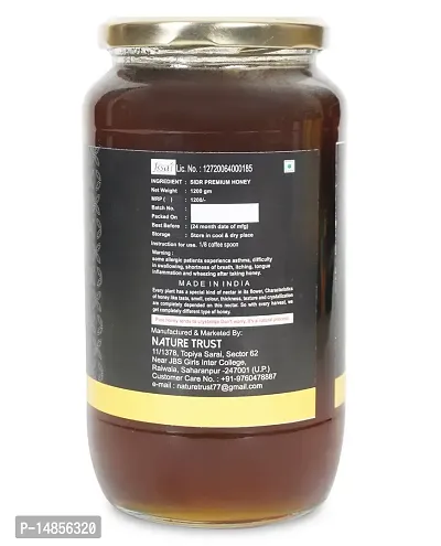 Nature Trust SIDR Honey Raw Honey- Unprocessed, Unfiltered, Unpasteurized raw honey Pure  Premium Himalayan  100% Pure  Natural(1200gm) |Natural Ayurvedic Remedy for Weight Loss Cough and Digestive-thumb5