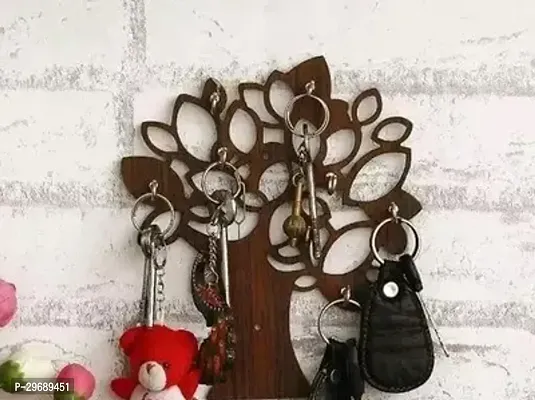 Stylish Brown Wooden Key Holders-thumb0