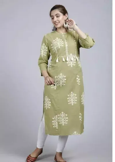 Stylish A-Line Rayon Stitched Kurta