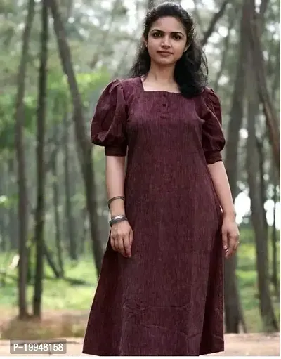 Women Solid Viscose Rayon Straight Kurti for Women