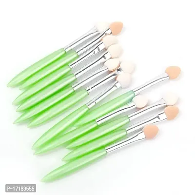 GAH 12pcs Disposable Eyeliner Eye Shadow Brush Makeup Brush Applicators Random