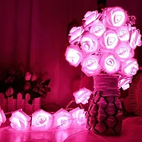 GAH Creative LED Rose Flower String Fairy Light Home Decor 1M 10Leds-Pink-thumb4