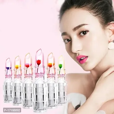 GAH Color Changing Jelly Lip Blam Flower Lip Gloss Moisturizing Lipstick Lasting 2#-thumb3