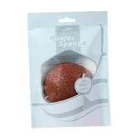 GAH Konjac Facial Exfoliating Sponges Natural Face Wash Cleaning Puff Dark Red-thumb2