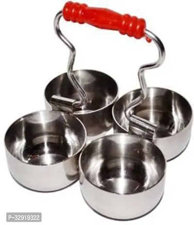 Useful Stainless Steel Four Bowls For Pooja Essential-thumb0