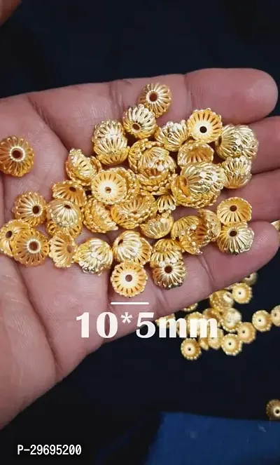 Beautiful Golden Beads Cap - 150pcs