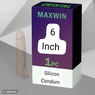 Condom 6-inch with Realistic Texture and Extended Performance-thumb0