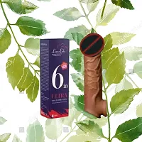 Washable  Reusable - Extra Long- Extra Thick 6 Inch Attractive Condom, Net Quantity :1Pis-thumb1