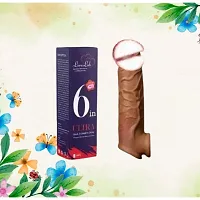 Washable  Reusable - Extra Long- Extra Thick 6 Inch Attractive Condom-thumb1