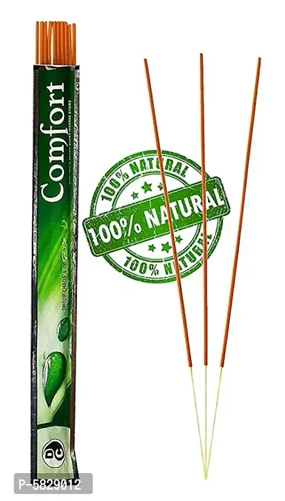 Comfort Natural Mosquito Incense, Lemon Grass Flavour Incense Sticks 120Pcs ( Macchar Agarbatti ) Pack of 1-thumb0