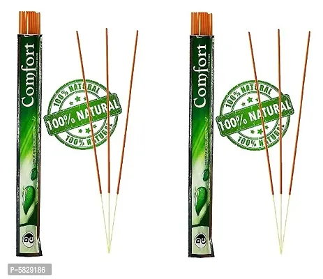 Comfort Natural Mosquito Incense, Lemon Grass Flavour Incense Sticks 120Pcs ( Macchar Agarbatti ) Pack of 2-thumb0