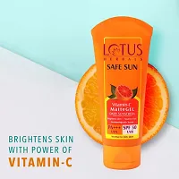 Lotus Herbals Safe Sun Vitamin C Matte Gel Daily Sunscreen SPF 50 (100g)-thumb2