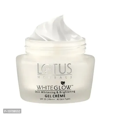 Lotus Herbals WhiteGlow Skin Whitening  Brightening Gel Creme SPF 25 PA+++ (60g)