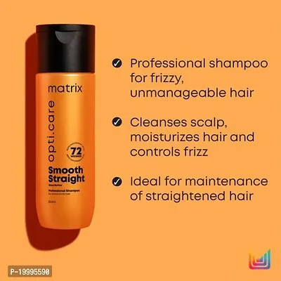 Matrix Opti.Care Professional Shampoo for Frizzy Hair with Shea Butter, Upto 4 Days Frizz Control (200ml)-thumb5
