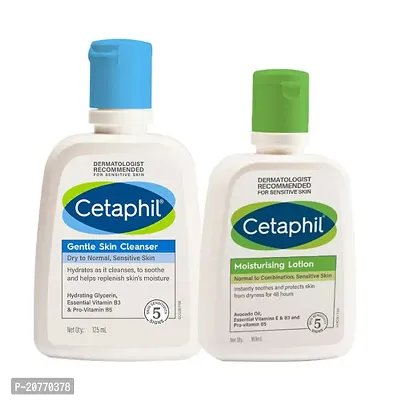 Cetaphil Cleansing(125 ml) + Hydrating Regime(100 ml)-thumb0