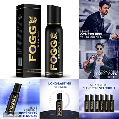 Fogg Black Fresh Aromatic Fragrance Body Spray (120ml)