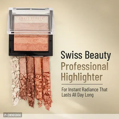 Swiss Beauty Brick Highlighter - 02 (7gm)-thumb5