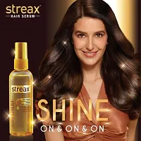 Streax Hair Serum Vitalized with Walnut Oil, For Hair Smoothening  Shine, For Dry  Frizzy Hair (90 ml each) Pack of 2-thumb1