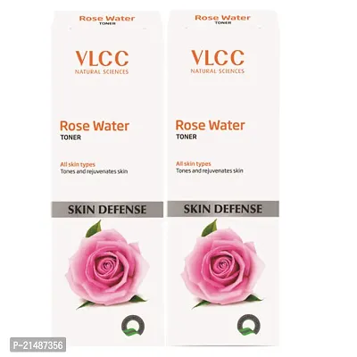 VLCC Rose Water Toner - Pack of 2 (200ml-thumb0