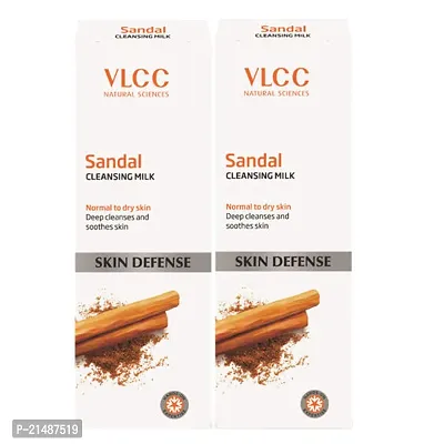 VLCC Sandal Cleansing Milk - Pack of 2 (200ml)