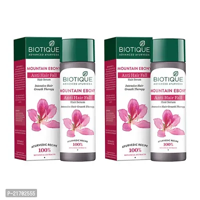 Biotique Bio Mountain Ebony Vitalizing Serum for Falling Hair (Pack of 2)-thumb0