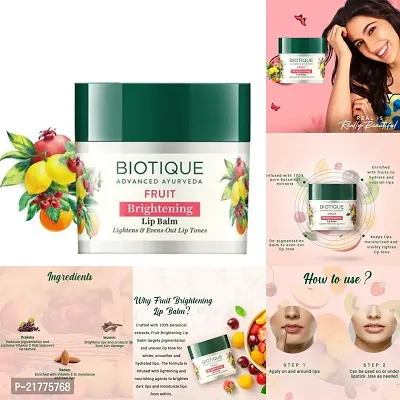 Biotique Fruit Brightening Lip Balm (12gm)