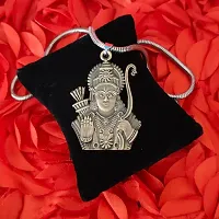 M Men Style God Shree Ram Snake Chain Bronze Zinc And Metal Pendant Necklace For Men And women-thumb2