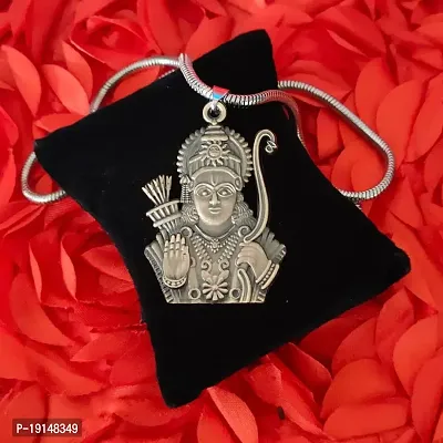 M Men Style God Shree Ram Snake Chain Bronze Zinc And Metal Pendant Necklace For Men And women-thumb3