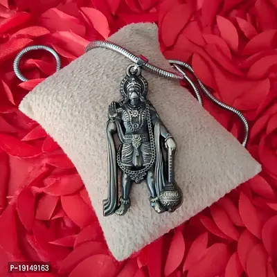 M Men Style Lord Hanuman Pawanputra Bajirang Bali Snake Chain Bronze Zinc And Metal Pendant Necklace For Men And Women SPn20221062-thumb4