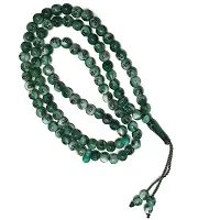 M Men Style Tasbih Prayer 99 Beads Allah  Muhammad Engraved Islamic Rosary Muslim Islam Misbaha Tasbeeh Sibha Acrylic Necklace(Green)-thumb2