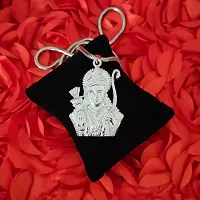 M Men Style God Shree Ram Snake Chain Silver Zinc And Metal Pendant Necklace For Men And women-thumb2