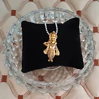 Sullery Lord Shree Krishna Vishnu Venkatesha Locket with Chain Gold Brass Religious Spiritual Jewellery Pendant Necklace Chain for Men and Boys-thumb3