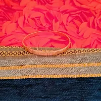 M Men Style Religious Shri Swami Smarth Bangle Cuff Kada Copper Copper Religious Bracelet For Men And Women-thumb1