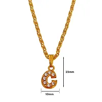 Sullery Alphabet Initial Letter C Locket Gift for Lover Girlfriend Wife Sister Pendant Necklace for Women and Girl-thumb1