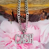 M Men Style Personalised Cash Locket Bikers Jewelry Link Chain Silver Stainless Steel Pendant Necklace For Men And Women LC303-thumb2