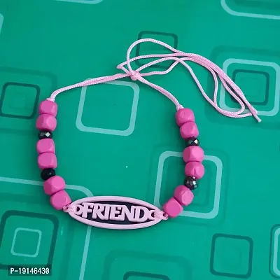 M Men Style Elegant Friendship Day special Friends Gift Fashion Trendy Couples Gifts Pink Wood Bracelet For Men And Women FriendSBr2022135-thumb4