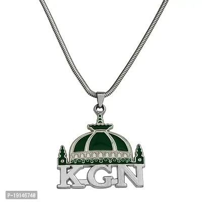 M Men Style Muslim Mosque Locket Muslim Gift Islamic Allah Jewelry Multicolour Zinc Metal Pendant for Men and Women