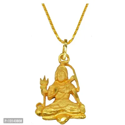 Buy Sullery Religious Shivling Locket With Gold Plated Cap
