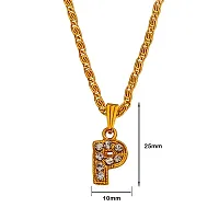 Sullery Alphabet Initial Letter P Locket Gift for Lover Girlfriend Wife Sister Pendant Necklace for Women and Girl-thumb1