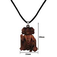 M Men Style Lord Shree Panchmukhi Hanuman With Cotton Dori Copper Zinc And Metal Pendant Necklace For Men And women-thumb1