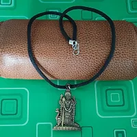 M Men Style South Indian Lord Murugan Kartikeya Skanda Kumara Big Tamil Om VEL Gada With Cotton Dori Bronze Zinc And Metal Pendant Necklace For Men And women-thumb4