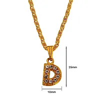 Sullery Alphabet Initial Letter D Locket Gift for Lover Girlfriend Wife Sister Pendant Necklace for Women and Girl-thumb1