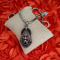 M Men Style God Vishnu avatar Narasimha Lion Head Pendant With Snake Chain Copper Zinc Metal Necklace For Men And Women-thumb3