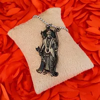 M Men Style Lord Shree Ram Idol Statue in Antique Finish Locket Murti With Chain Gold Zinc Metal Religious Pendant Necklace Chain For Men And Women-thumb3