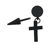 Sullery Religious Jesus Cross StudEarring 01 Stud Earrings For Men  Women-thumb1