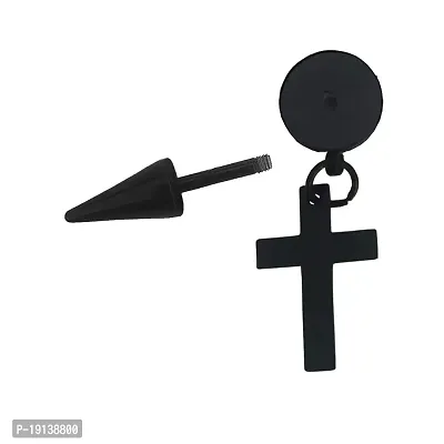 Sullery Religious Jesus Cross StudEarring 01 Stud Earrings For Men  Women-thumb2