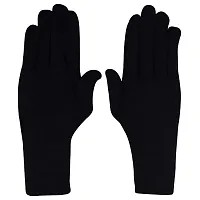 CLOTH KING Presents Mens and Womens Cotton Hand Protection Short Gloves Summer Gloves Reusable Cotton Full Finger Gloves Activa Riding Gloves for Driving Or Sports (Pack of 3). (Free-Size, Black)-thumb1